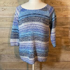 Mexx women's multicoloured  oversized striped sweater in size‎ x-small
